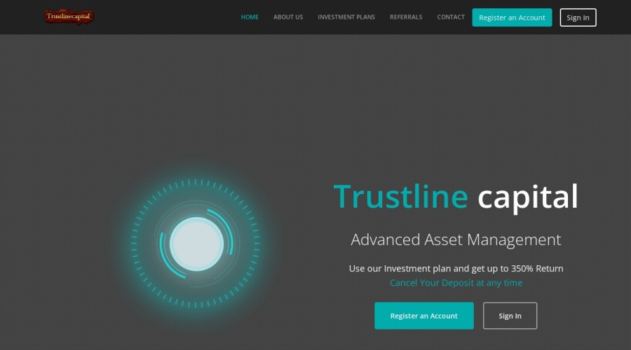 Screenshot of trustlinecapital.binexai.cloud