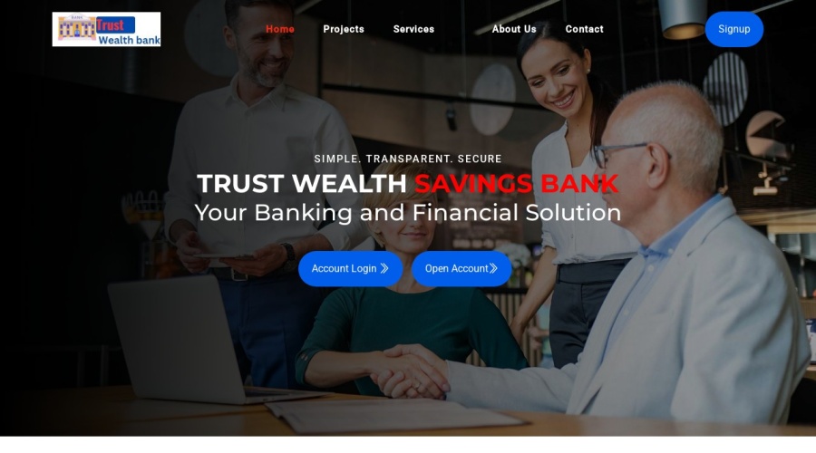 Screenshot of trustwealthonline.com