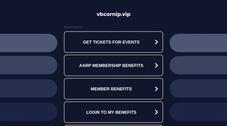 Screenshot of vbcornip.vip