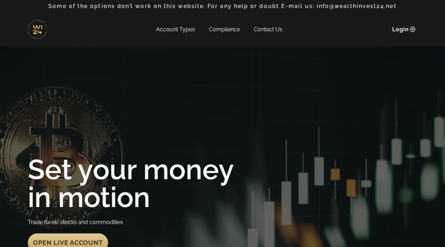 Screenshot of wealthinvest24.net