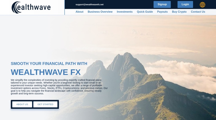Screenshot of wealthwavefx.net