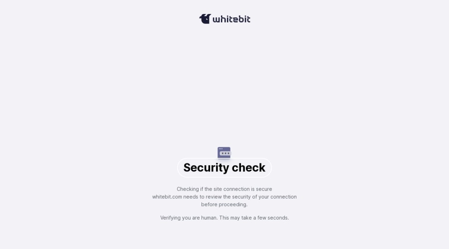Screenshot of whitebit.com
