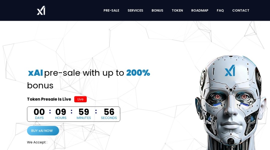 Screenshot of xa19ptoken.com