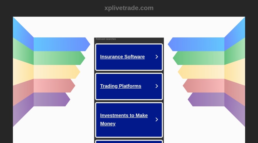 Screenshot of xplivetrade.com